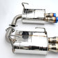 Invidia [22-26 WRX] Q300 3.5in. Rolled Dual Wall T.I Tip Axle-back Exhaust