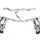 Invidia [22-26 WRX] Q300 Rolled Titanium Tip Cat-Back Exhaust | HS22WRXG3T