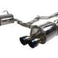 Invidia [22-26 WRX] Q300 Single Layer Titanium Burnt Quad Tip Cat-back Exhaust | HS22WRXG2T