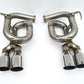 Invidia [22-26 WRX] Twin Loop 3.5in. Single Layer S.S Tip Axle-Back Exhaust