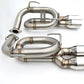 Invidia [22-26 WRX] Twin Loop 3.5in. Single Layer S.S Tip Axle-Back Exhaust