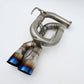 Invidia [22-26 WRX] Twin Loop 3.5in. Single Layer T.I Tip Axle-Back Exhaust