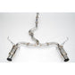 Invidia Dual N1 Stainless Steel Tips Cat Back Exhaust WRX/STI Sedan 2011-2014 | HS11STIGTP