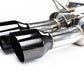 Invidia [15-21 WRX/STI] Gemini R400 Signature Series Black Tip Quad Tip Exhaust