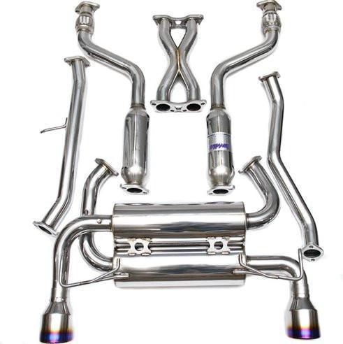 Invidia Gemini Single Layer Titanium Tips Cat Back Nissan 370Z 2009+ | HS09N7ZGIT