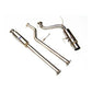 Invidia [98-01 Accord 4 CYL 4DR] N1 Cat Back Exhaust | HS98HA4GTP