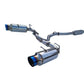 Invidia [13-24 BRZ / 13-16 FRS/ 17-21 GT86 / 21-24 GR86] N1 Cat back Exhaust Burnt Titanium Tips | HS12SSTGTT