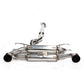 Invidia [13-21 BRZ/FR-S/86, 22-26 BRZ/GR86] Gemini R400 Dual Stainless Steel Tip Exhaust | HS12SST7GM1SS