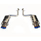 Invidia Titanium Quad Rolled Tip Axle Back Exhaust Lexus RC350/200T 2015+ | HS14LRCDR4OT