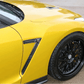 JDMuscle [09-16 GT-R] Carbon Fiber Fender Ducts/ Garnish - OE Style