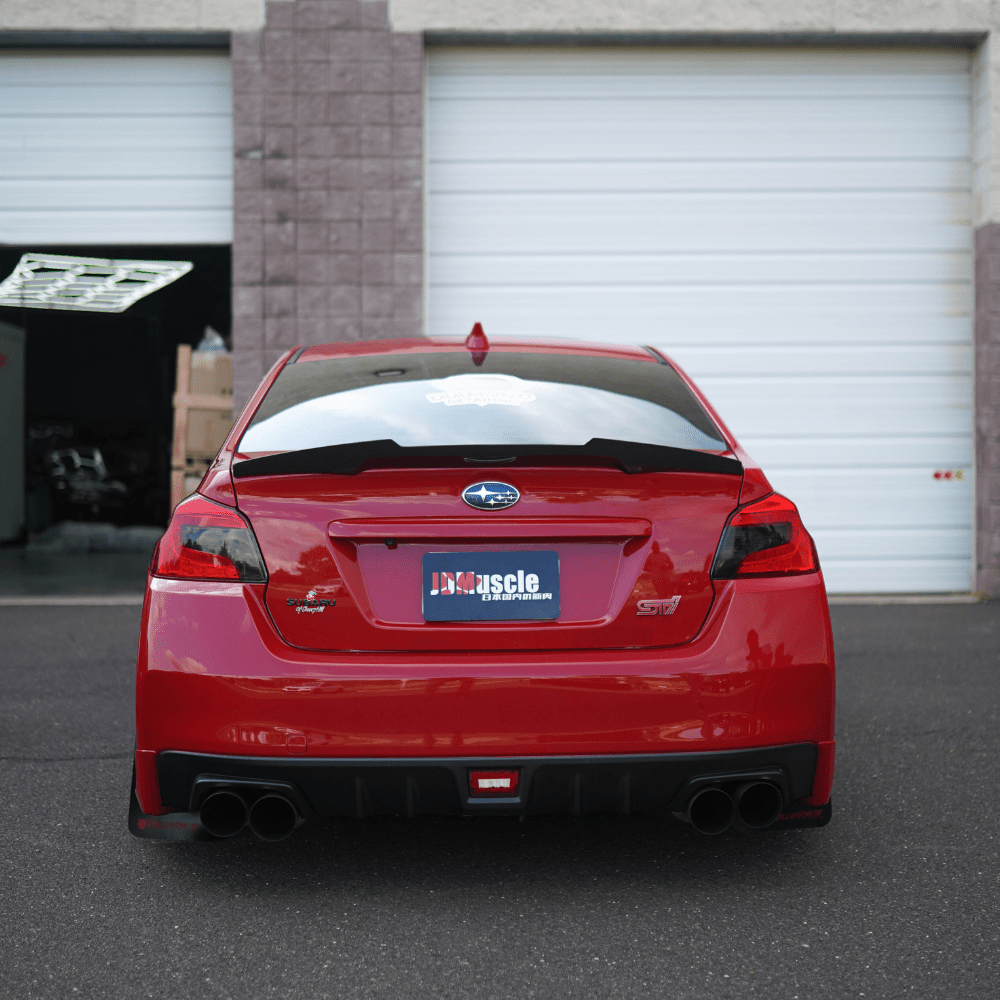 JDMuscle [15-21 WRX/STI] Carbon Fiber Trunk Duck Bill V5