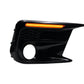 JDMuscle [18-21 WRX/STI] JDM Style Sequential Turn+Drl Bezel w/ Fog Light Cut Out
