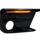 JDMuscle [18-21 WRX/STI] JDM Style Sequential Turn+Drl Bezel w/ Fog Light Cut Out