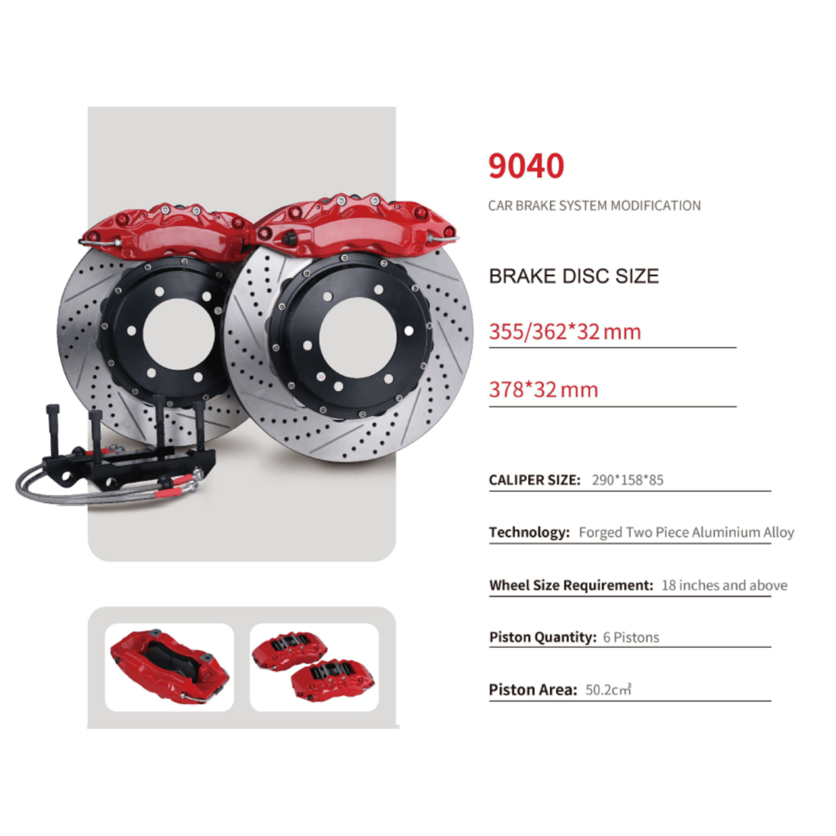 JDMuscle [22-26 WRX] Big Brake Kit - MT and CVT *Specia Order*