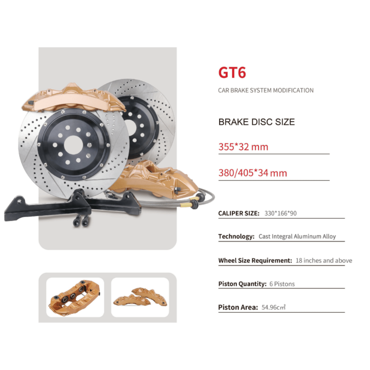 JDMuscle [22-26 WRX] Big Brake Kit - MT and CVT *Specia Order*