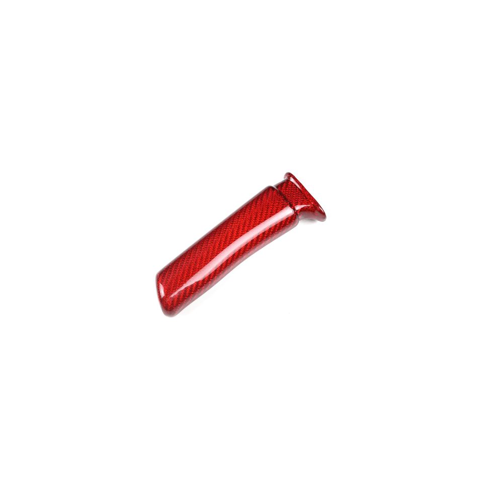JDMuscle [22-25 WRX, 15-21 WRX/STI, 22-25 BRZ/GR86] Carbon Fiber E-Brake Handle - Black / Red / Forged