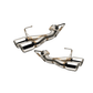 JDMuscle [22-26 WRX] VB 4" Quad Exit Axle Back Muffler Delete Exhaust