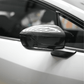 JDMuscle [22-25 WRX w/o Turn Signal] Tanso Pre-preg Carbon Fiber Side Mirror Lower Trim Covers w/ Gloss Finish