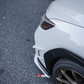 JDMuscle [22-26 WRX] Canards V2 - Paint Matched / Gloss Black / ABS *CLEARANCE*NO RETURNS*