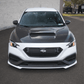 JDMuscle [22-26 WRX] Carbon Fiber Hood OEM Style 2 PC