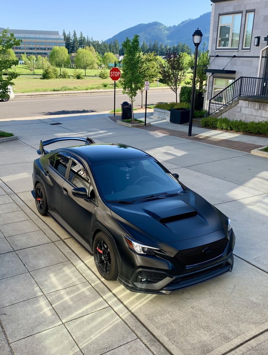JDMuscle [22-26 WRX] Concept S Style Spoiler-Paint Matched/Gloss Black/ABS