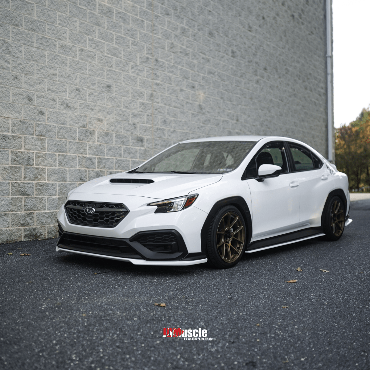 JDMuscle [22-26 WRX] Spec STI OE Style Front Lip | Paint Matched or ABS