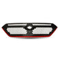 JDMuscle [22-26 WRX] OEM Style Sport Grille w/ Integrated Emblem Mount and Optional Painted Stripe