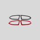 JDMuscle [22-26 WRX] P&S Series Carbon Fiber Dash AC Trim 2 PC | Black Carbon Fiber/ Red Carbon Fiber*Clearance*No Returns*