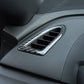 JDMuscle [22-26 WRX] P&S Series Carbon Fiber Dash AC Trim 2 PC | Black Carbon Fiber/ Red Carbon Fiber*Clearance*No Returns*