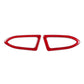 JDMuscle [22-26 WRX] P&S Series Carbon Fiber Dash AC Trim 2 PC | Black Carbon Fiber/ Red Carbon Fiber*Clearance*No Returns*