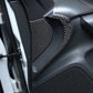 JDMuscle [22-26 WRX] P&S Series Carbon Fiber Interior Door Inner Panel Accent Covers 6 PC | Black Carbon Fiber/ Red Carbon Fiber*Clearance*No Returns*