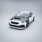 JDMuscle [22-26 WRX] Spec CS 3-Piece Front Lip Paint Matched / Gloss Black / RAW ABS