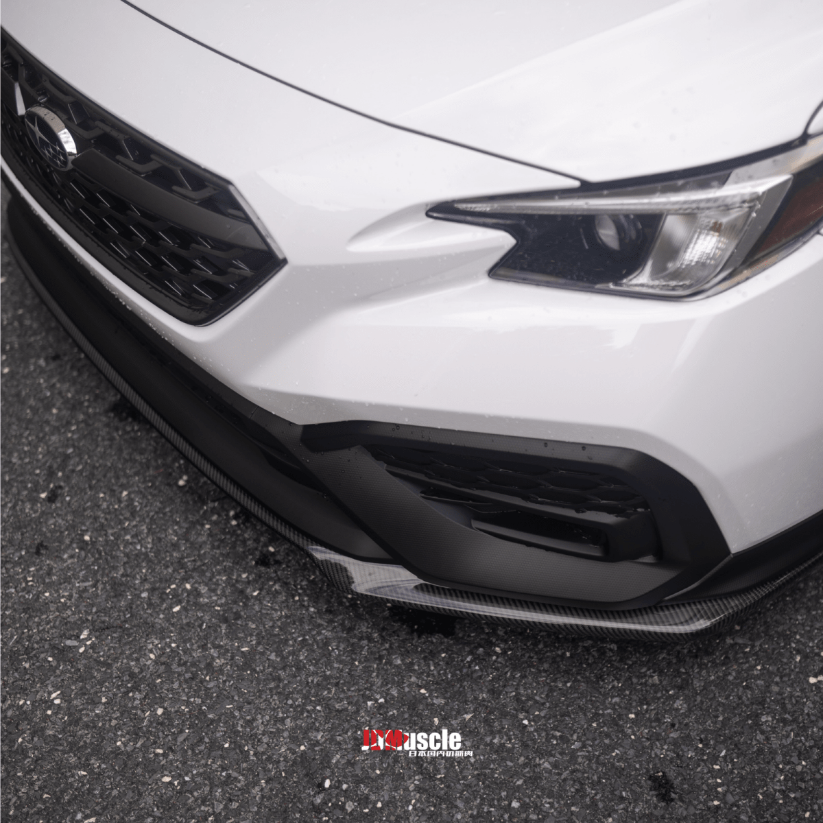 JDMuscle [22-26 WRX] OEM Carbon Fiber Front Lip