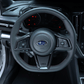 JDMuscle [22-26 WRX] Tanso Carbon Fiber Steering Wheel Trim Covers