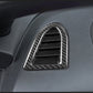 JDMuscle [22-26 WRX] Tanso Pre-preg Carbon Fiber AC Vents Covers 6 PCs