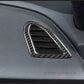 JDMuscle [22-26 WRX] Tanso Pre-preg Carbon Fiber AC Vents Covers 6 PCs