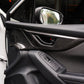JDMuscle [22-26 WRX] Tanso Pre-preg Carbon Fiber Front Door Larger Pannel Covers - 2 PC
