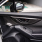 JDMuscle [22-26 WRX] Tanso Pre-preg Carbon Fiber Front Door Larger Pannel Covers - 2 PC