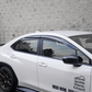 JDMuscle [22-26 WRX] V1 Rain Guards / Window Visors-Acrylic/Carbon Fiber