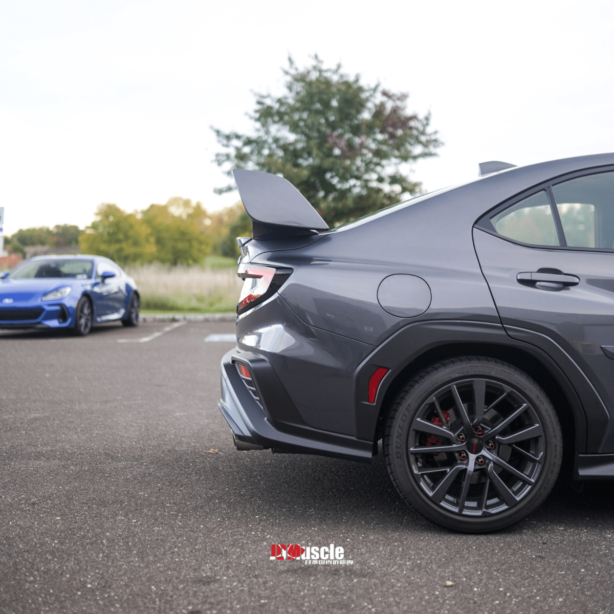 JDMuscle [22-26 WRX] VA STI Style 5-Piece Spoiler-Paint Matched/Gloss Black/ABS *Final Edition