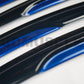 JDMuscle [15-21 WRX/STI] V2 Rain Guards / Window Visors w/ Color Accent *Special Order*