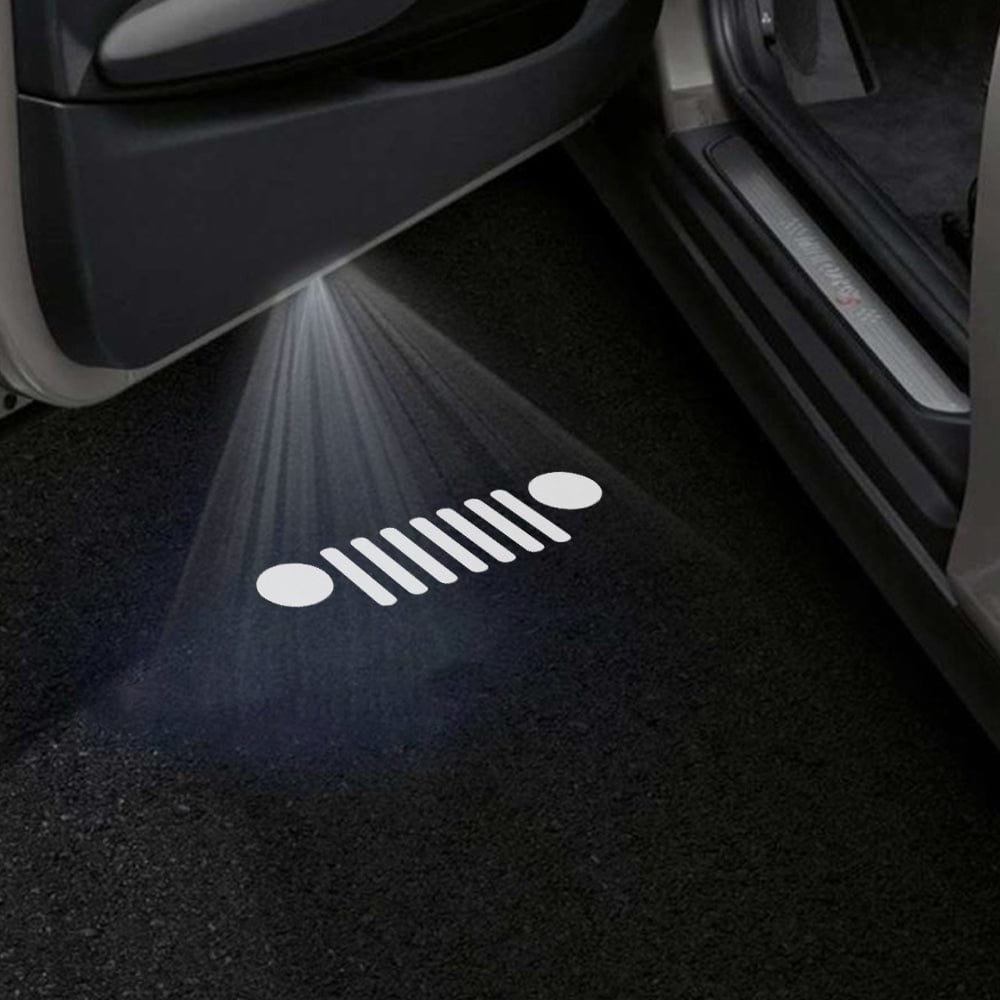 Jeep Cherokee Limited Premium Under Door Projector Puddle Lights Various Designs 2014–2023