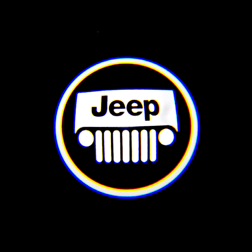 Jeep Cherokee Trailhawk Premium Under Door Projector Puddle Lights Various Designs 2014-2023