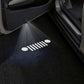 Jeep Wrangler JL Door Stick On Puddle Lights Various Designs 2018-2026