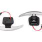JQ Werks / MadTrace BMW E-Chassis Clubsport Magnetic Shift Paddle Set