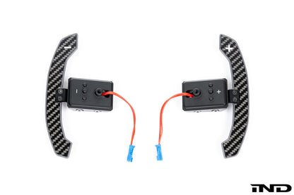 JQ Werks / MadTrace BMW G-Chassis Clubsport Magnetic Shift Paddle Set - Carbon V3