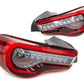 OLM OE Plus Linear Style Sequential Tail Lights (Clear) - 13-20 FR-S / BRZ / 86