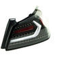 OLM Evolution Tail Lights (Clear Lens, Black Base, White Bar) - 2015-2021 WRX / STI
