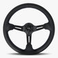 The Le Mans | Black Leather | Black Spoke | Bavarian Stitch