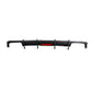 Audi A4 B9 Sedan Carbon Fiber Gloss Black Rear Bumper Diffuser 2018 - 2019